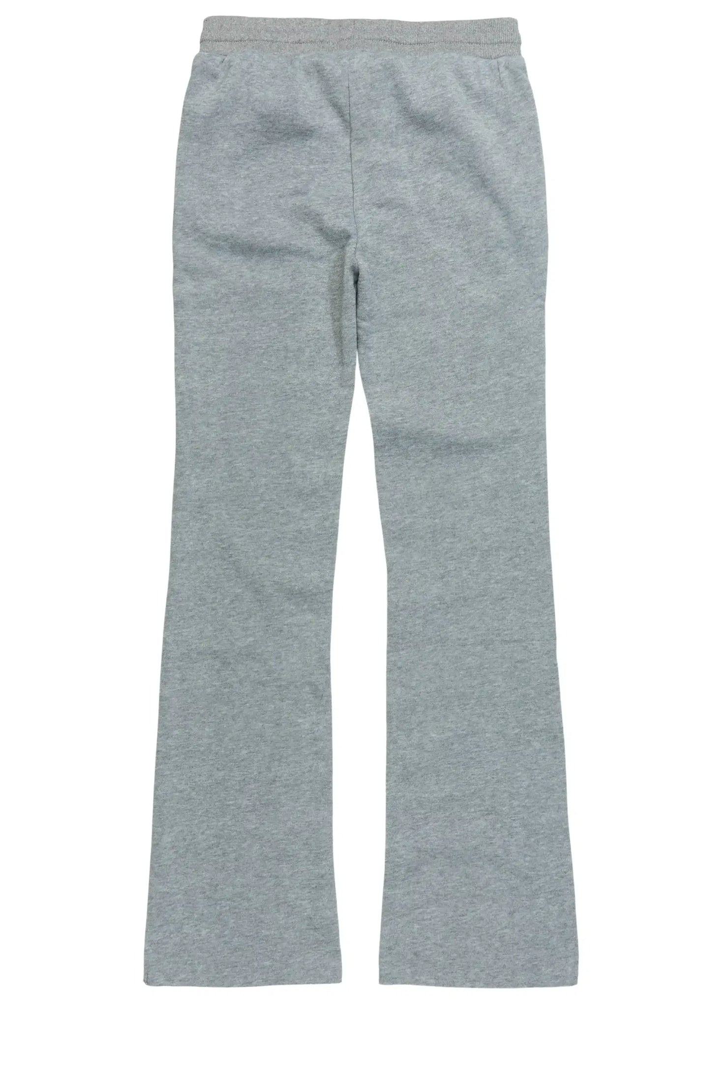 Girls Juliana Grey Stacked Flare Pant