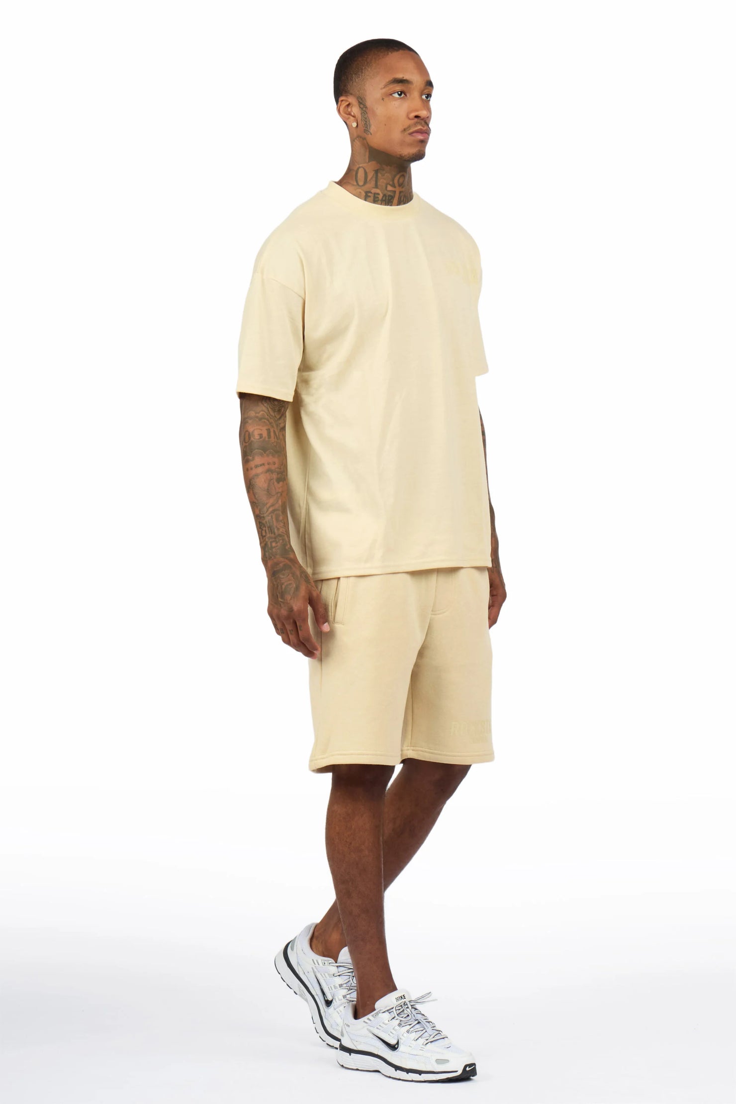 Sana Beige/Beige Short Set