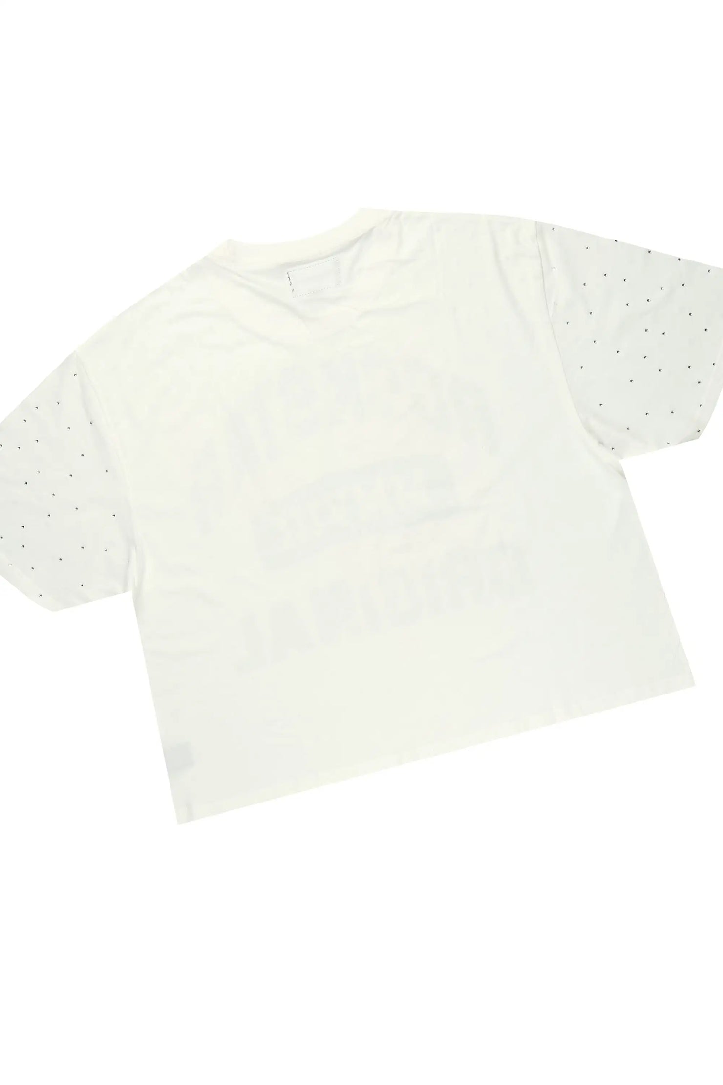 Borya Beige Rhinestone T-Shirt/Baggy Stacked Track Set