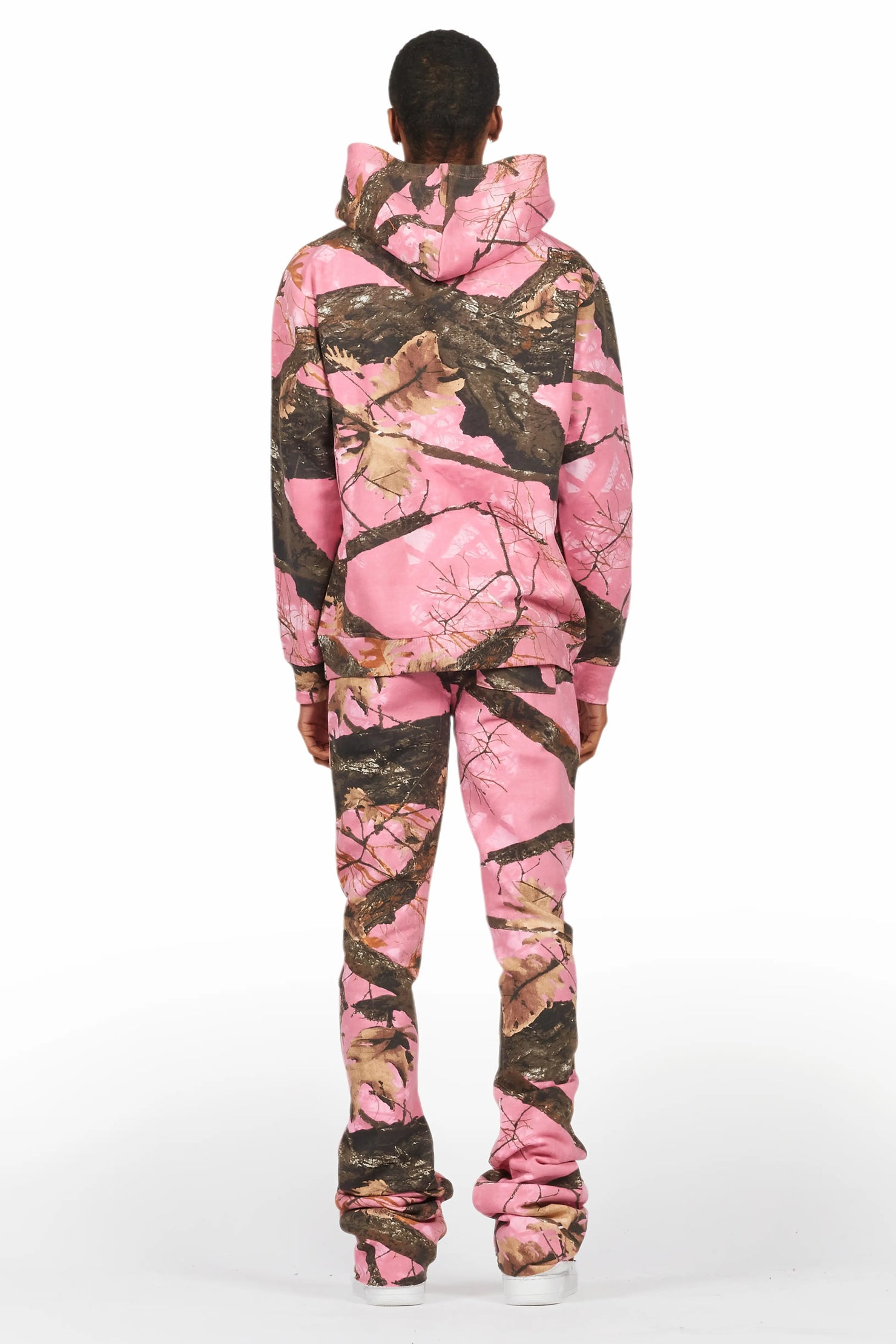 Tabby Pink Graphic Stacked Flare Track Set