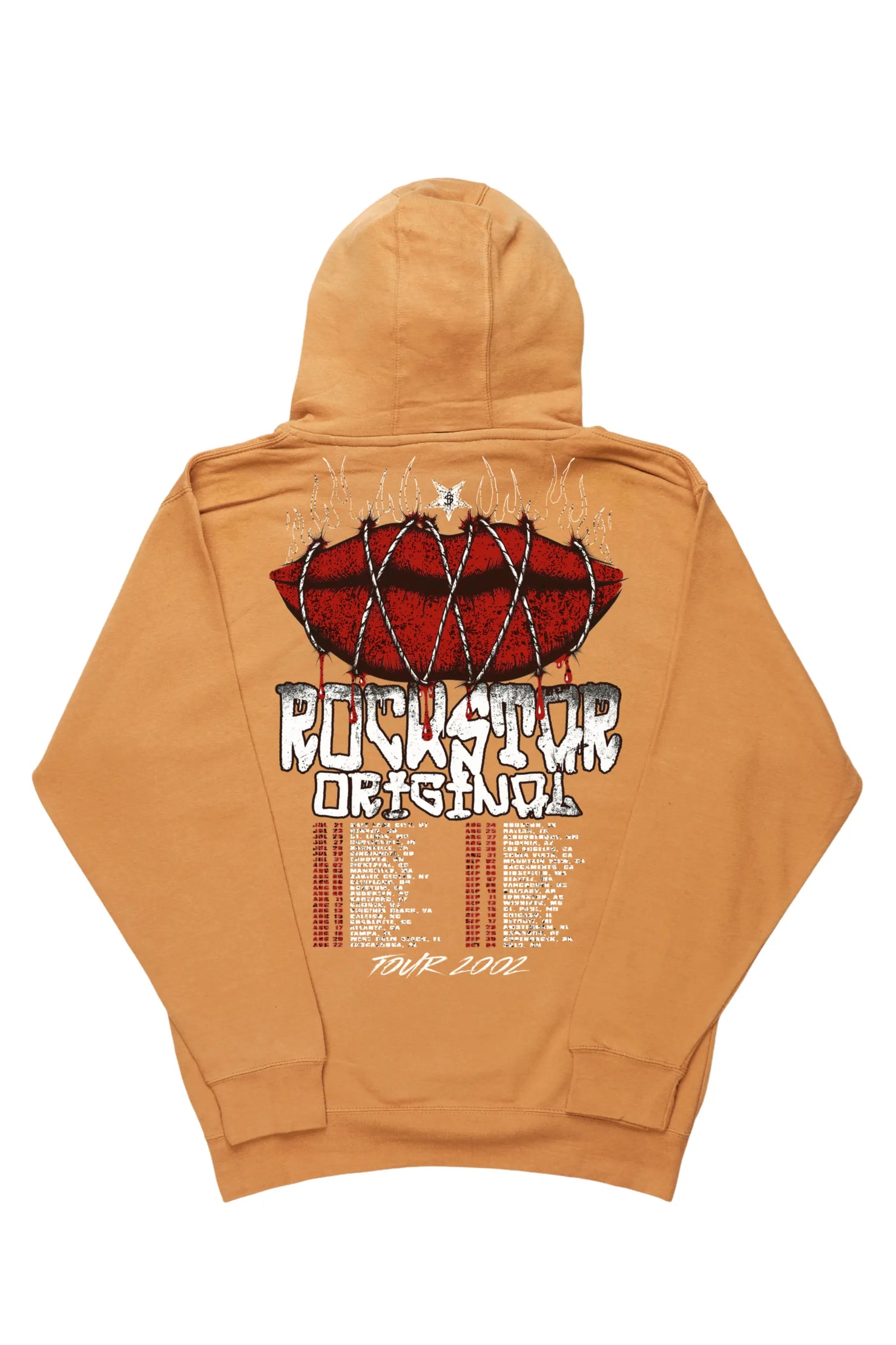 Kizzma Beige Graphic Hoodie