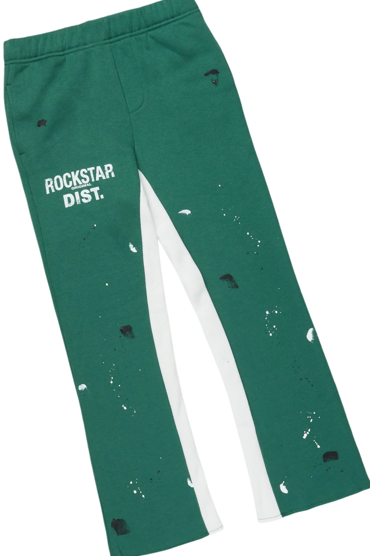 Boys Jaco Green Baggy Fit Pant Set