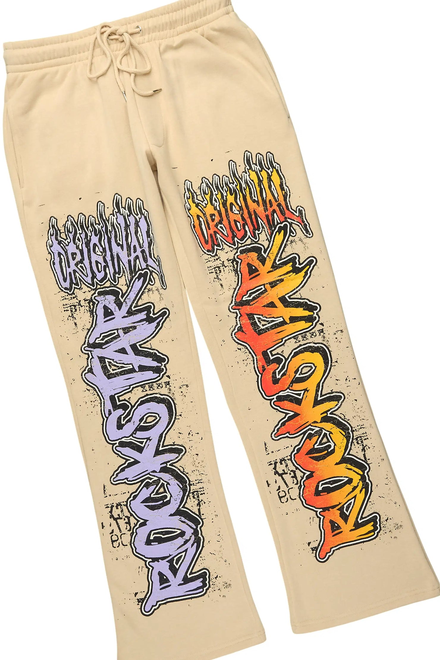 Zyver Beige Hoodie/Baggy Pant Track Set