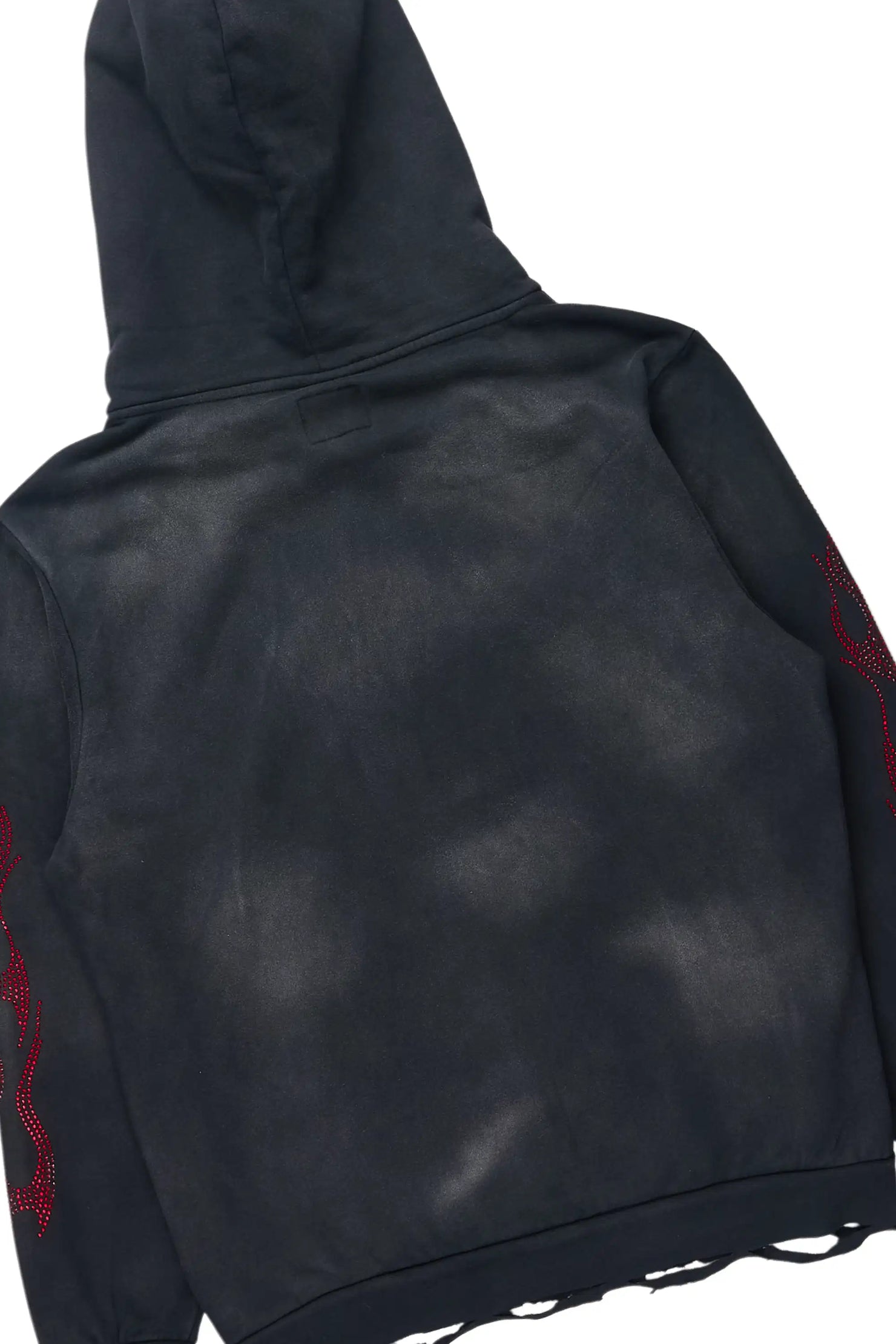 Oryn Black Hoodie/Stacked Pant Track Set