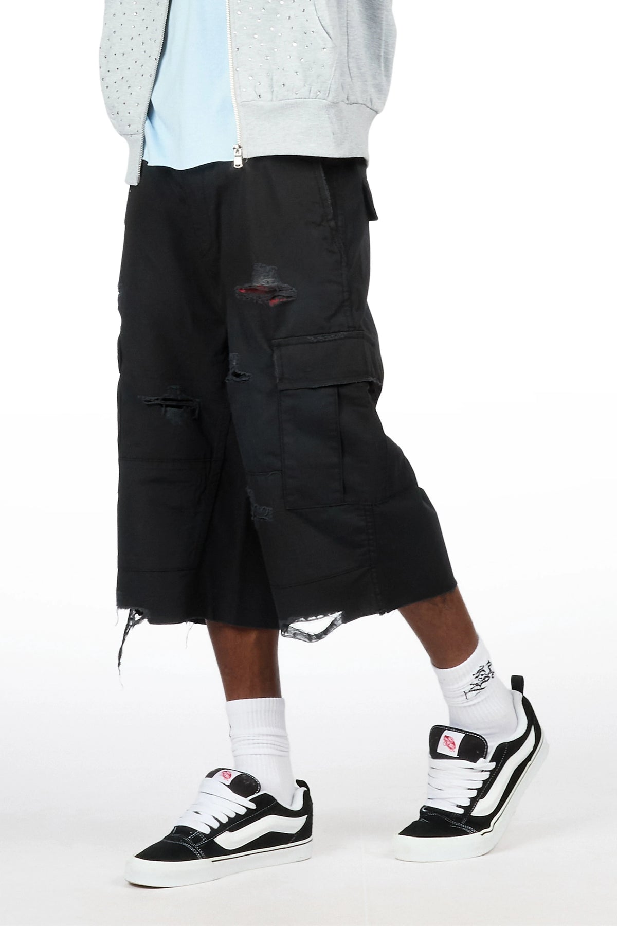 Bronsen Black Cargo Jort
