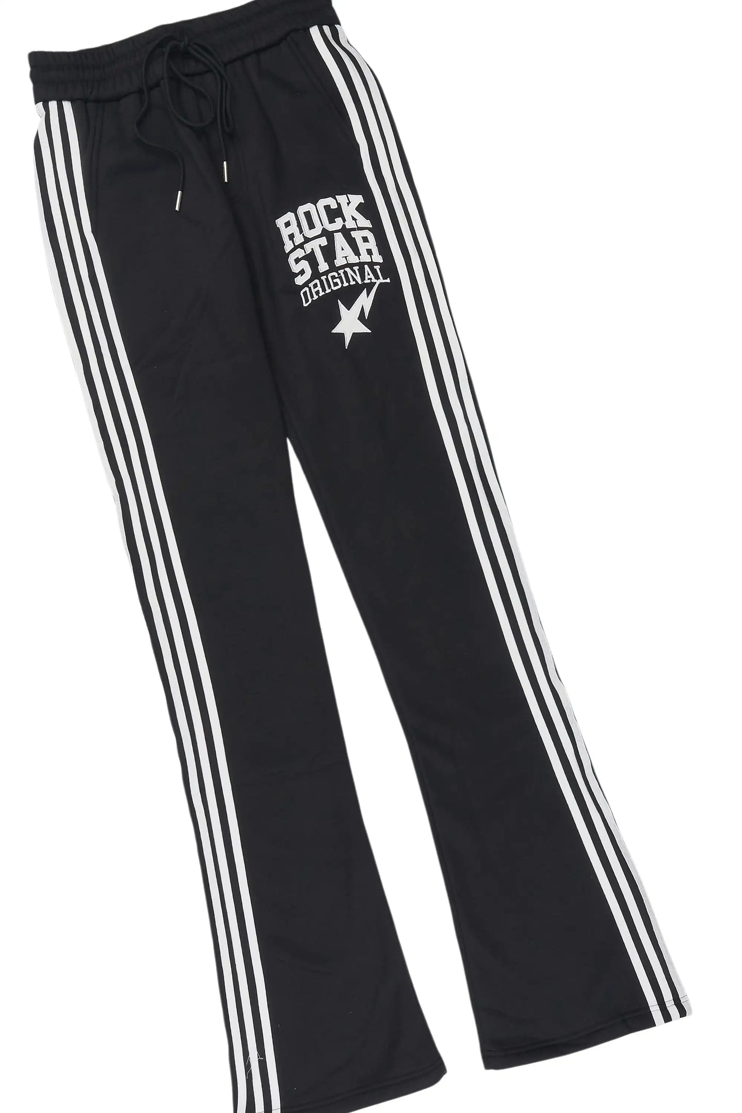 Gerrit 2.0 Black/White T-Shirt/Stacked Baggy Pant Track Set