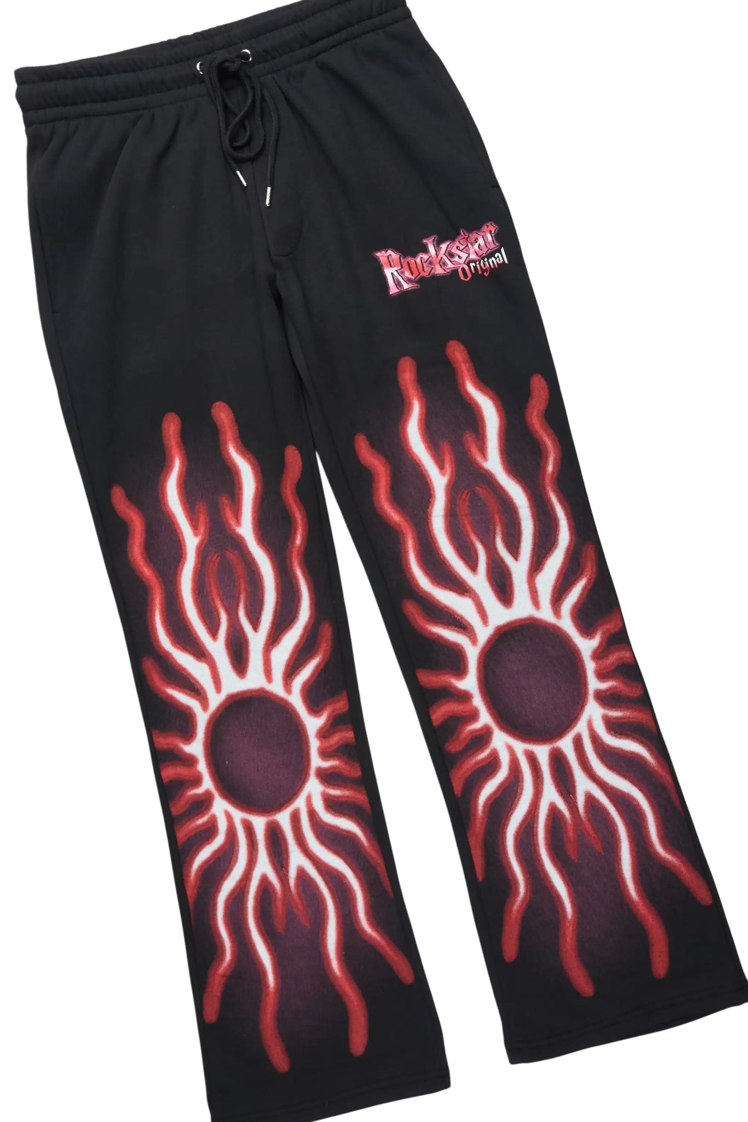 Blazer Black/Red Hoodie/Baggy Pant Track Set