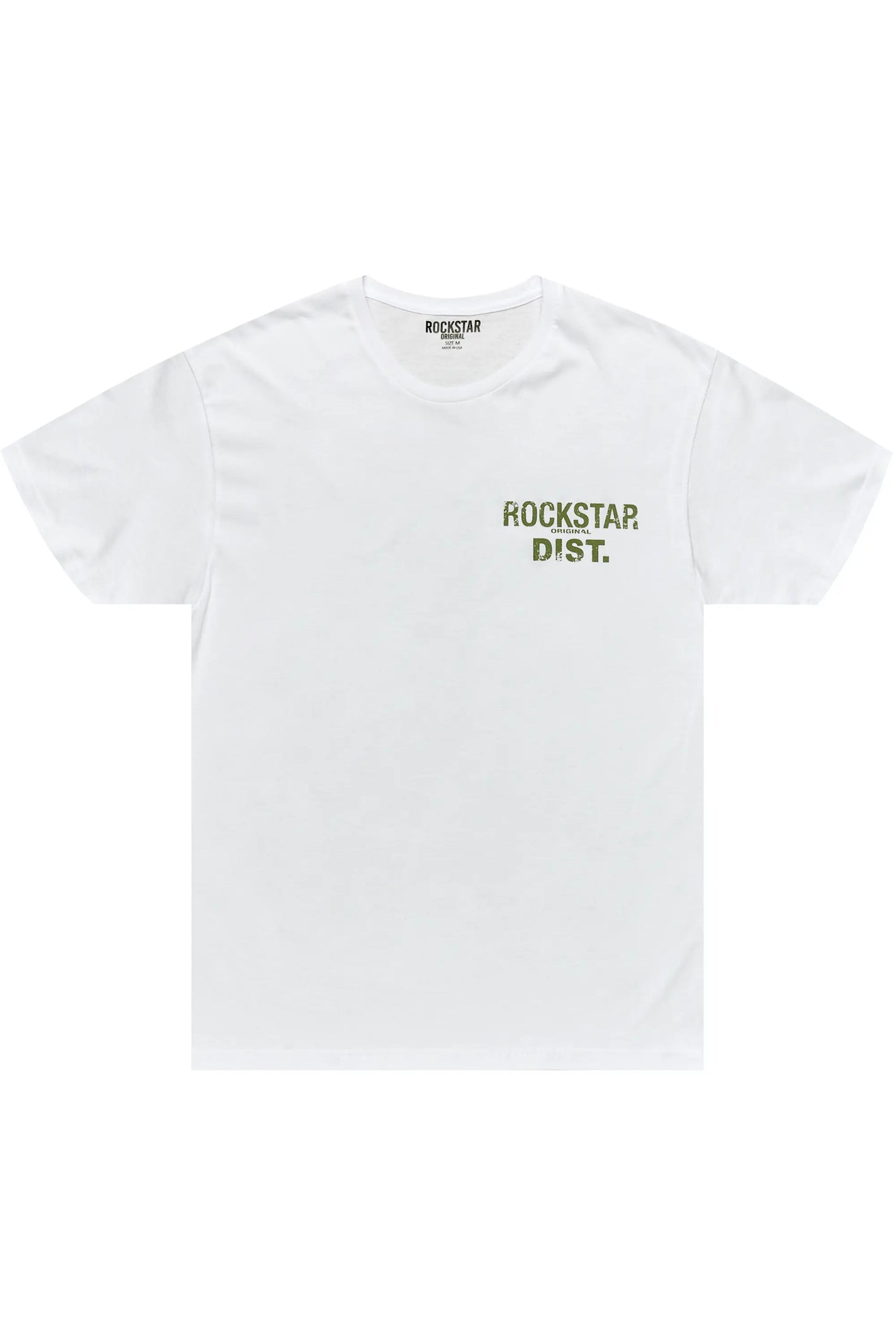 Dalasia White/Green Oversized Tee