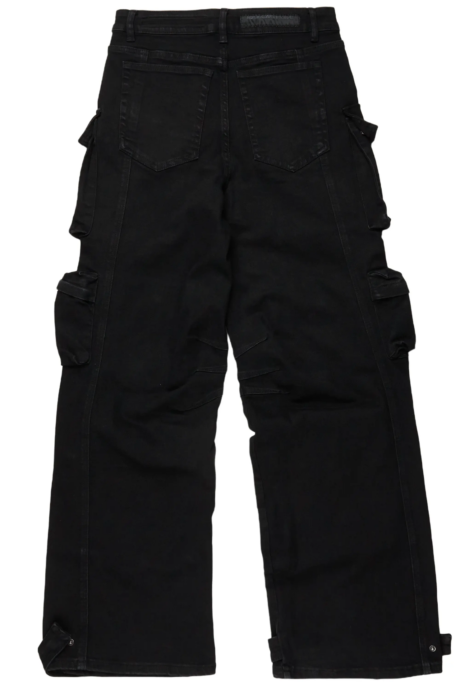 Mahesh Black Baggy Cargo Jean
