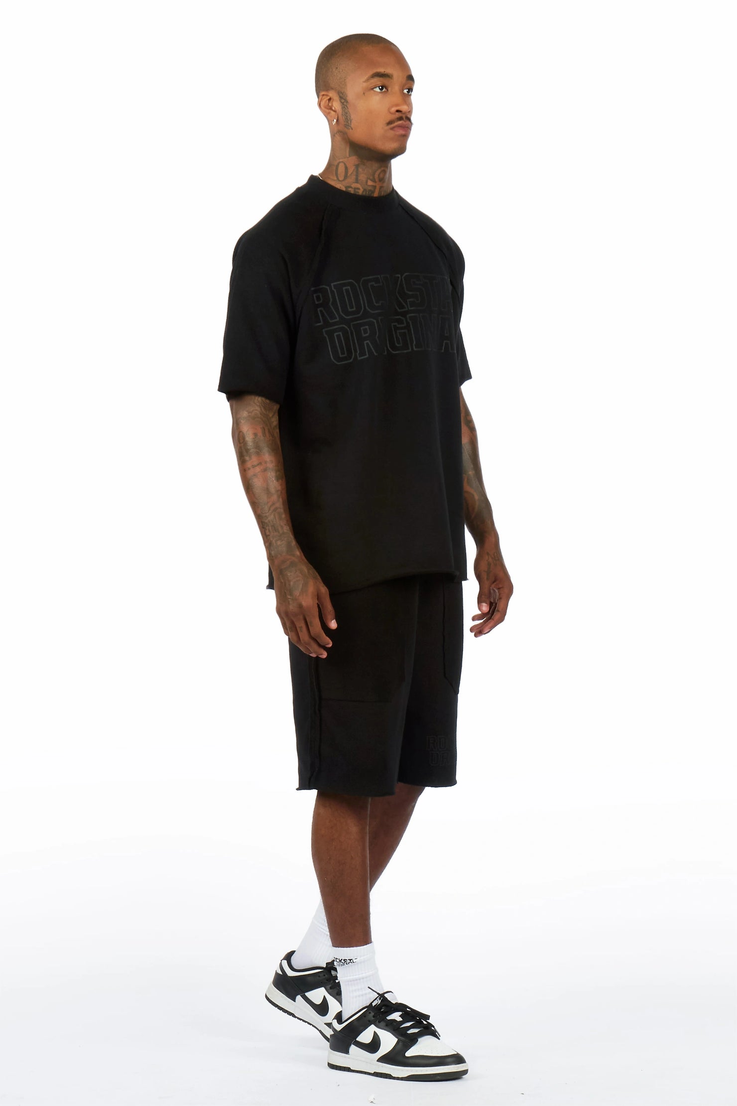 Essential Black T-Shirt/Short Set