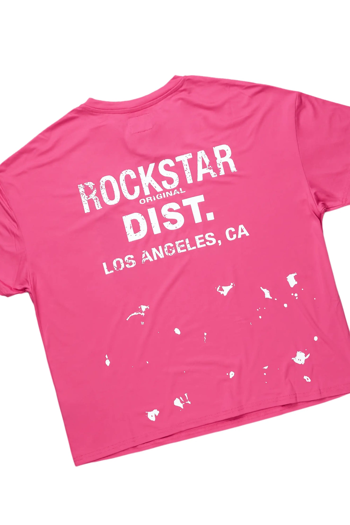 Living For It Fuchsia Bike Short Set