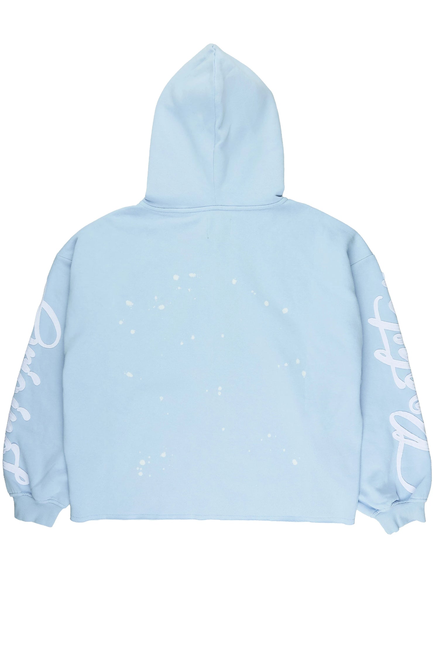 Hanif Sky Blue Zip Up Hoodie