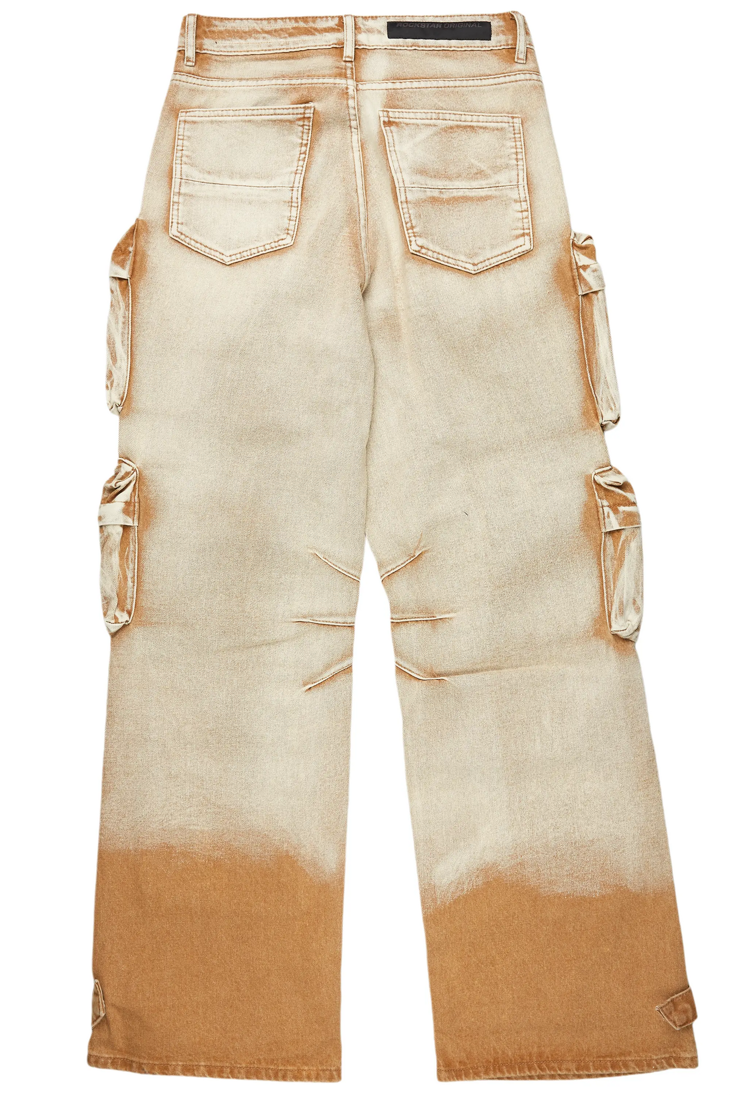 Lenz Beige Baggy Fit Jean
