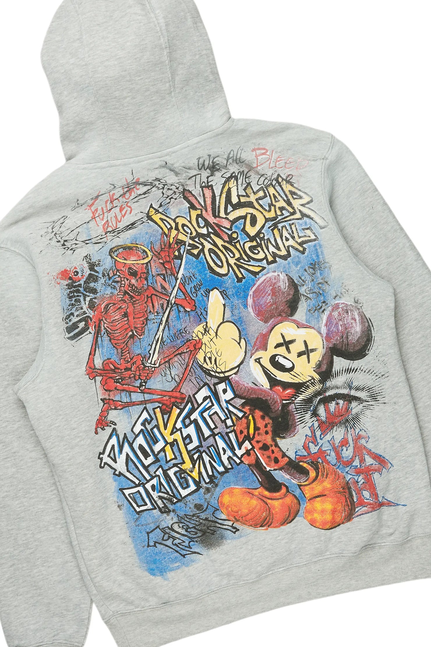 Yooz Heather Grey Hoodie & Burain Baggy Fit Jean Bundle