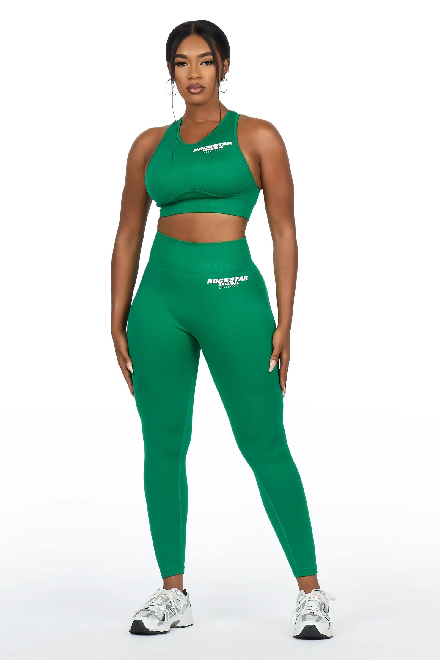 Brevyn Green Tank Active Legging Set