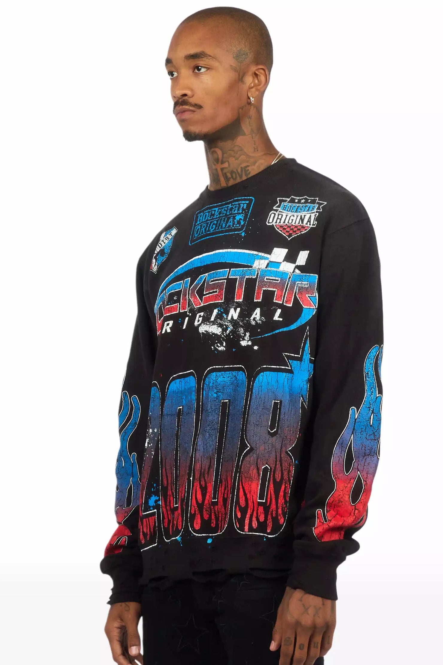 Amos Multi Graphic Crewneck