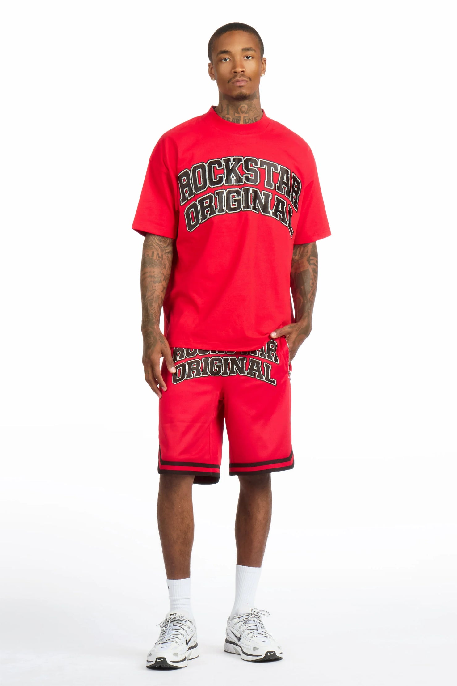 Hooper Red T-Shirt Short Set