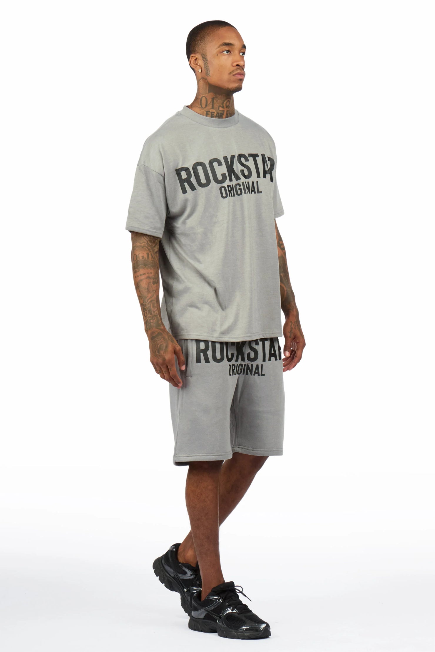 Sana Grey Short Set