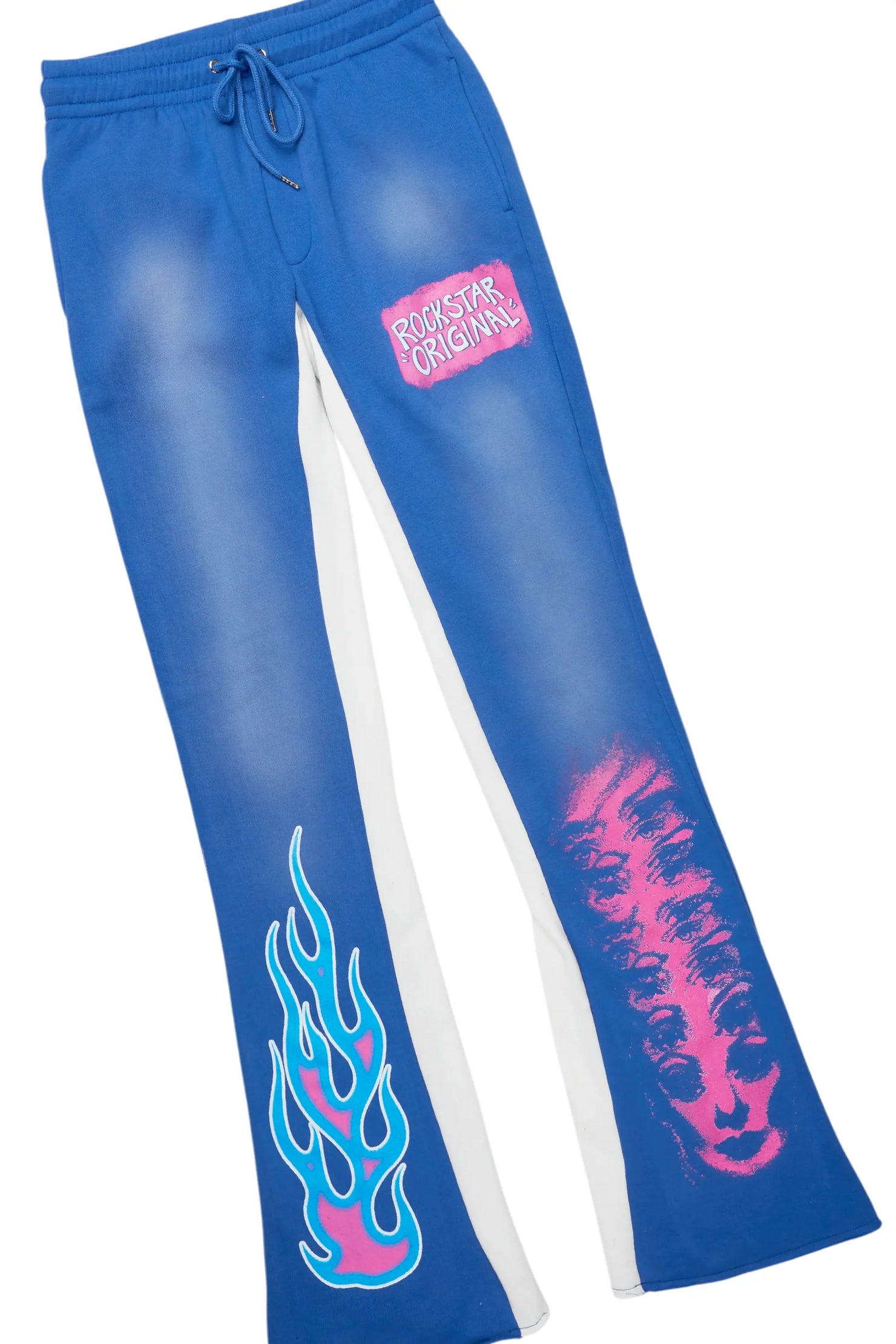 Beno Royal Blue Hoodie/Baggy Track Pant Set