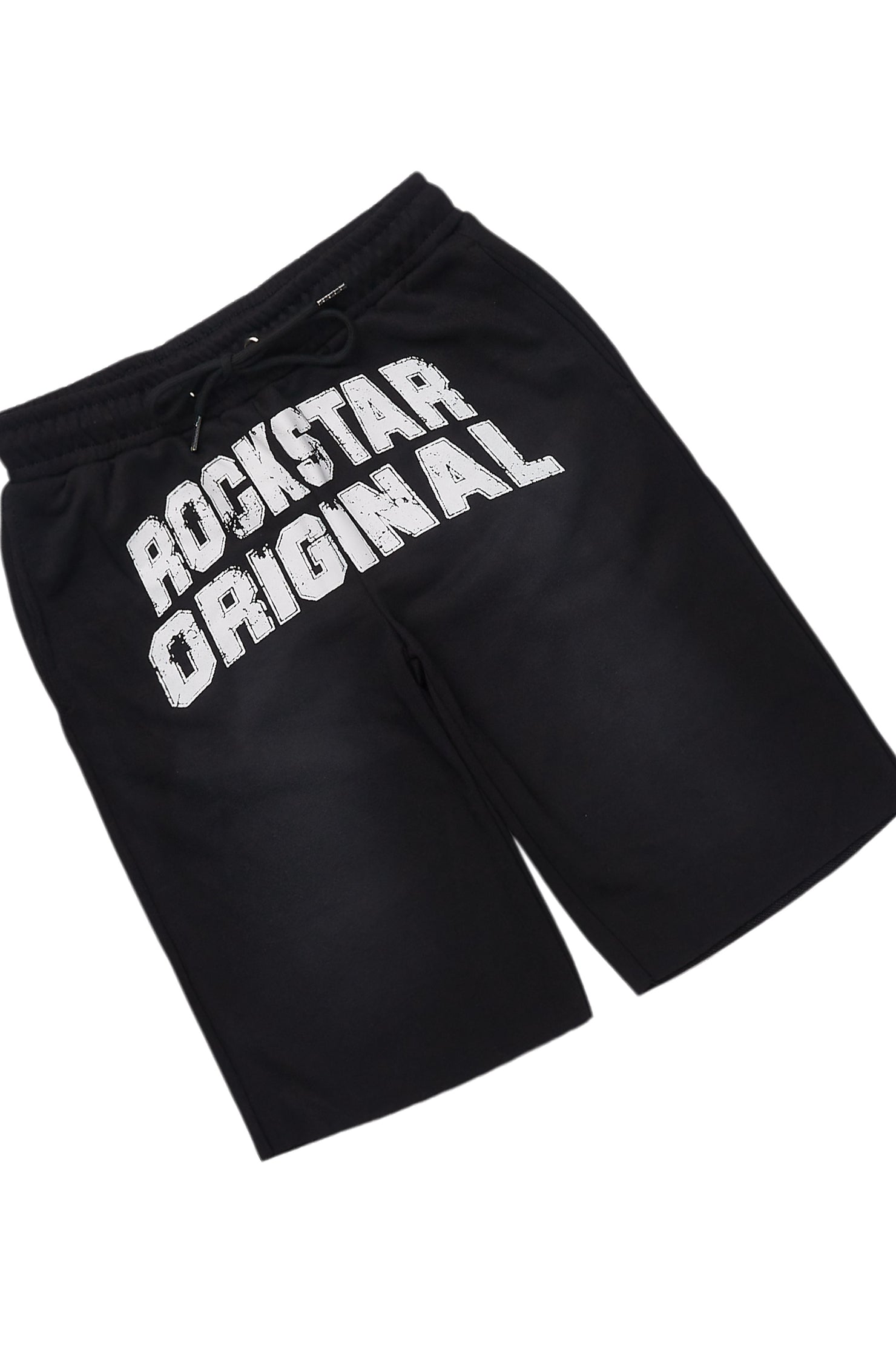 Boys Tumo Black Crop Boxy Tee Short Set