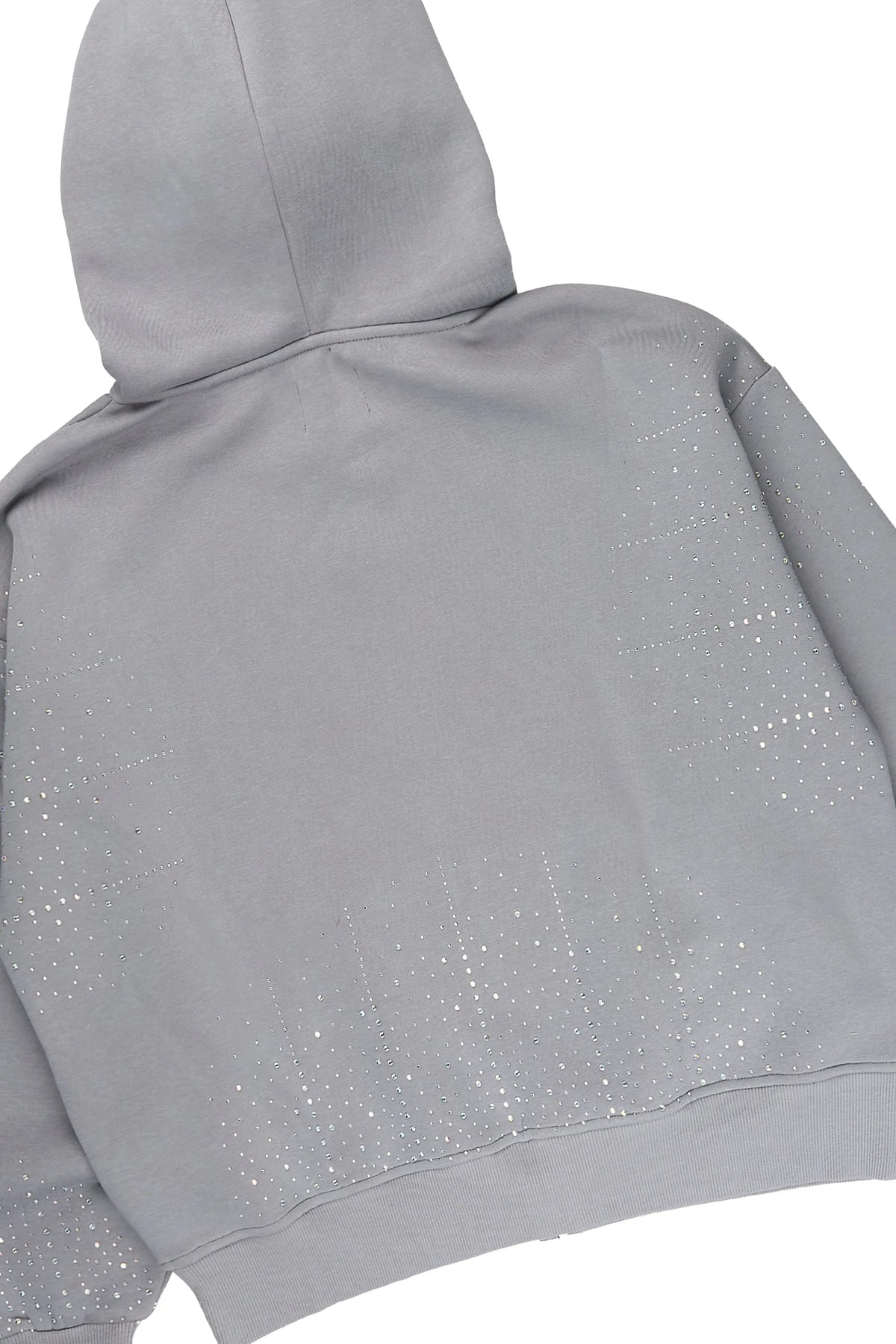 Eoghan Charcoal Rhinestone Hoodie/Baggy Pant Track Set