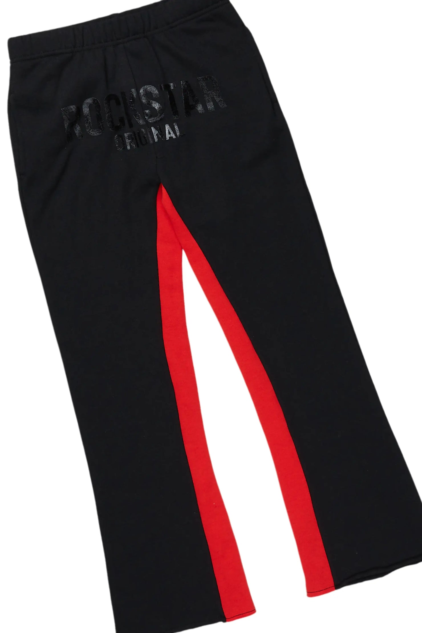 Boys Sana Black Baggy Fit Pant Set