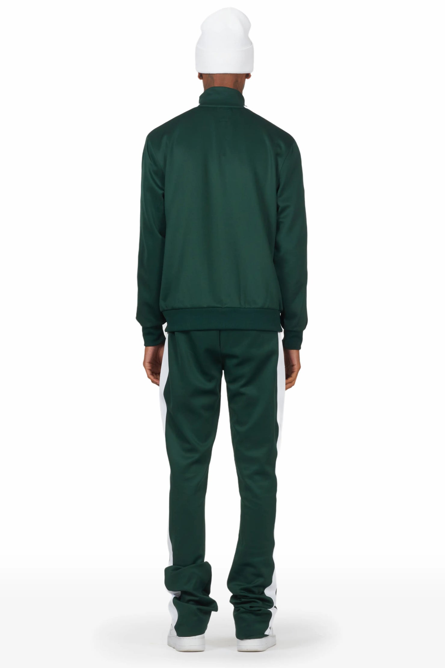 Spacebaby Green Tricot Stacked Track Set