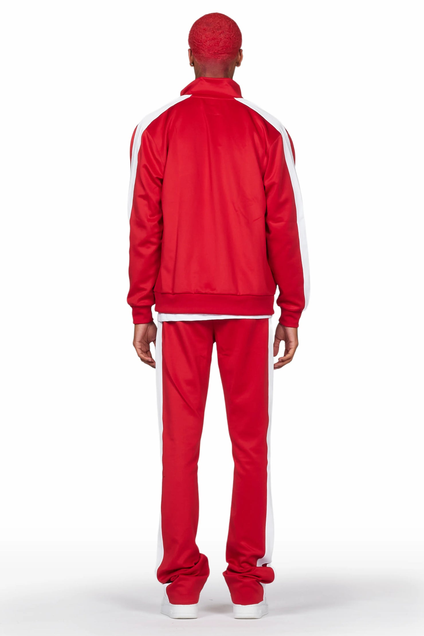 Raffer Red Super Stacked Tricot Track Set