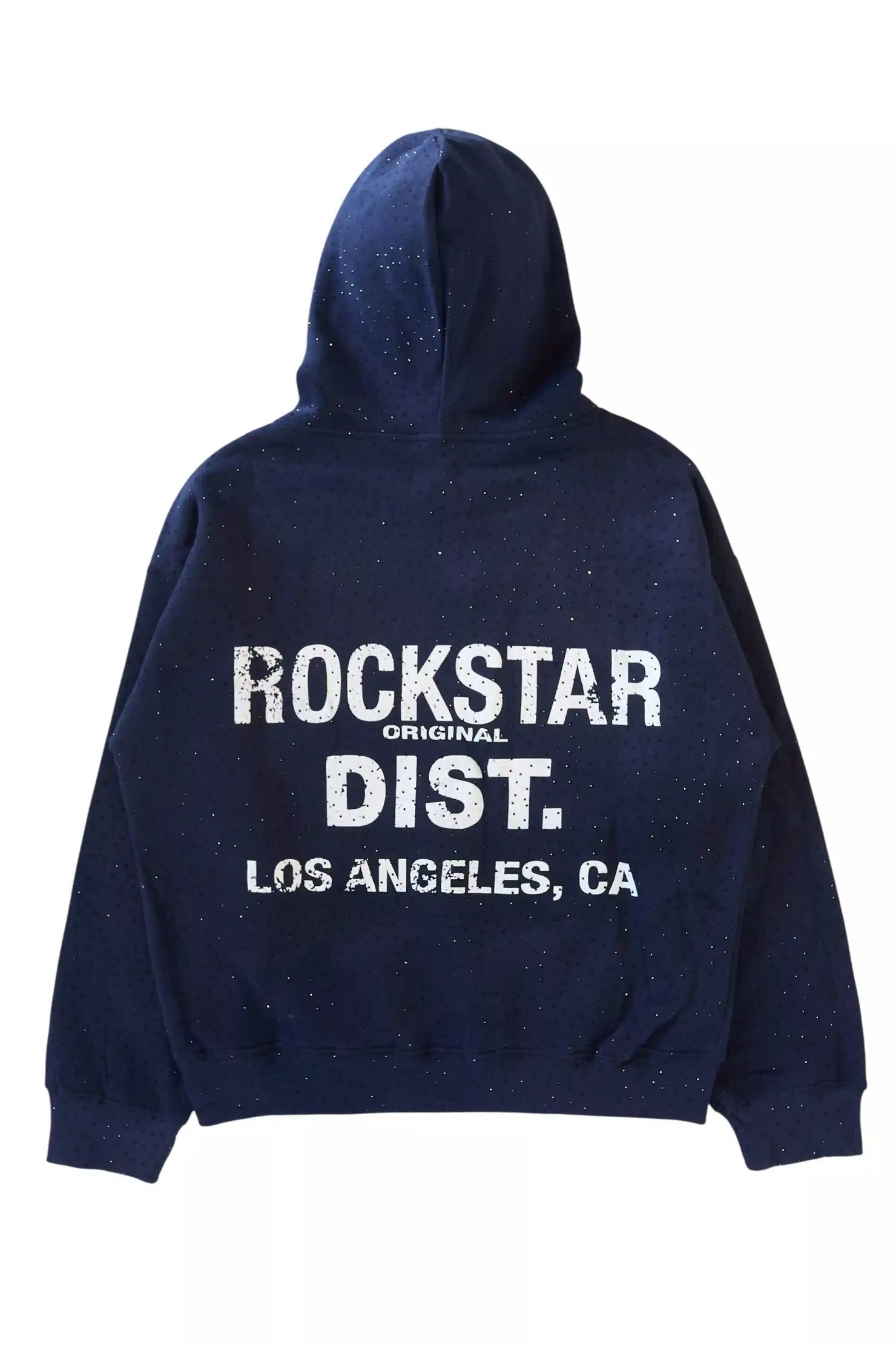 Dalasia Navy Rhinestone Hoodie