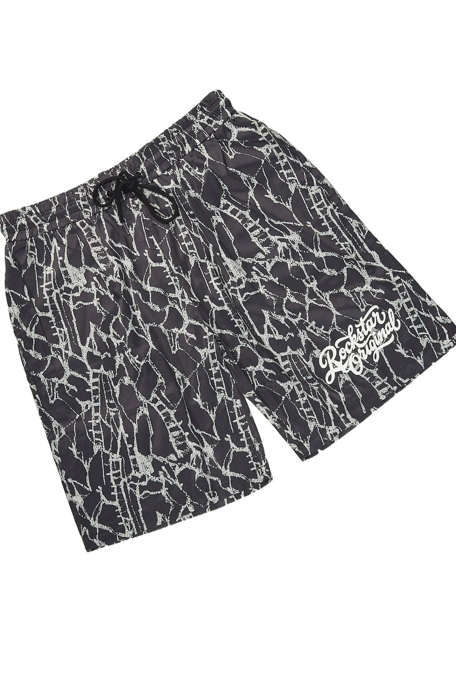 Princeton Black Button Down Shirt/Short Set