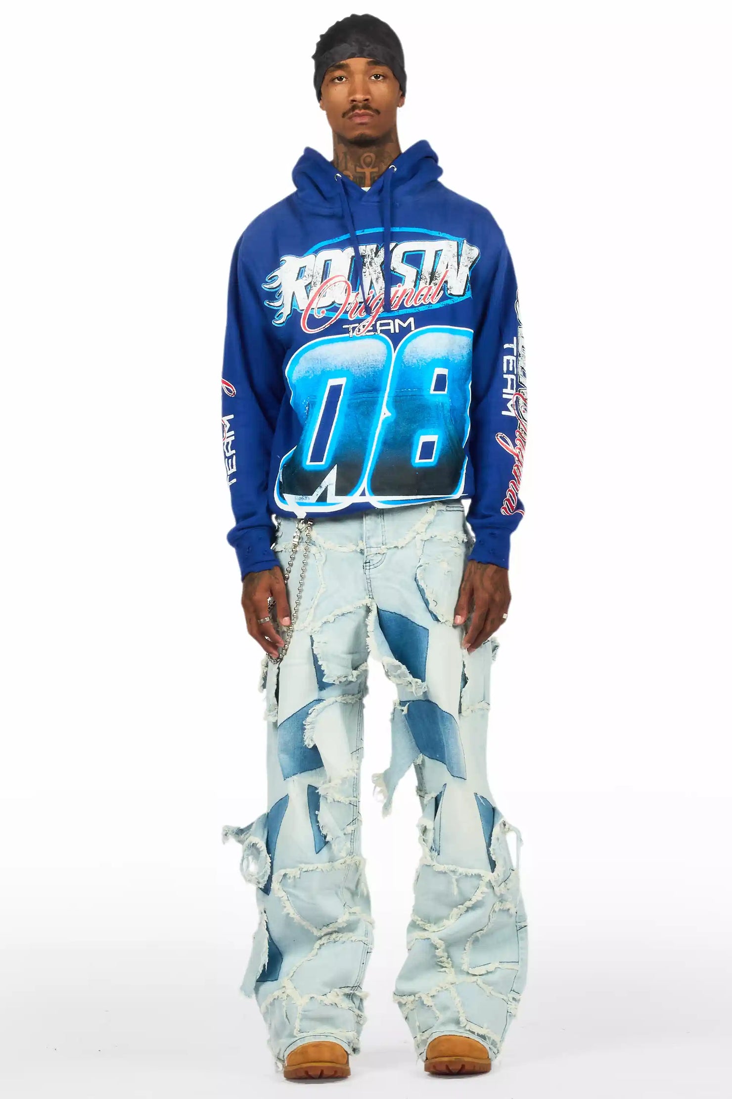 Ryker Royal Blue Graphic Hoodie