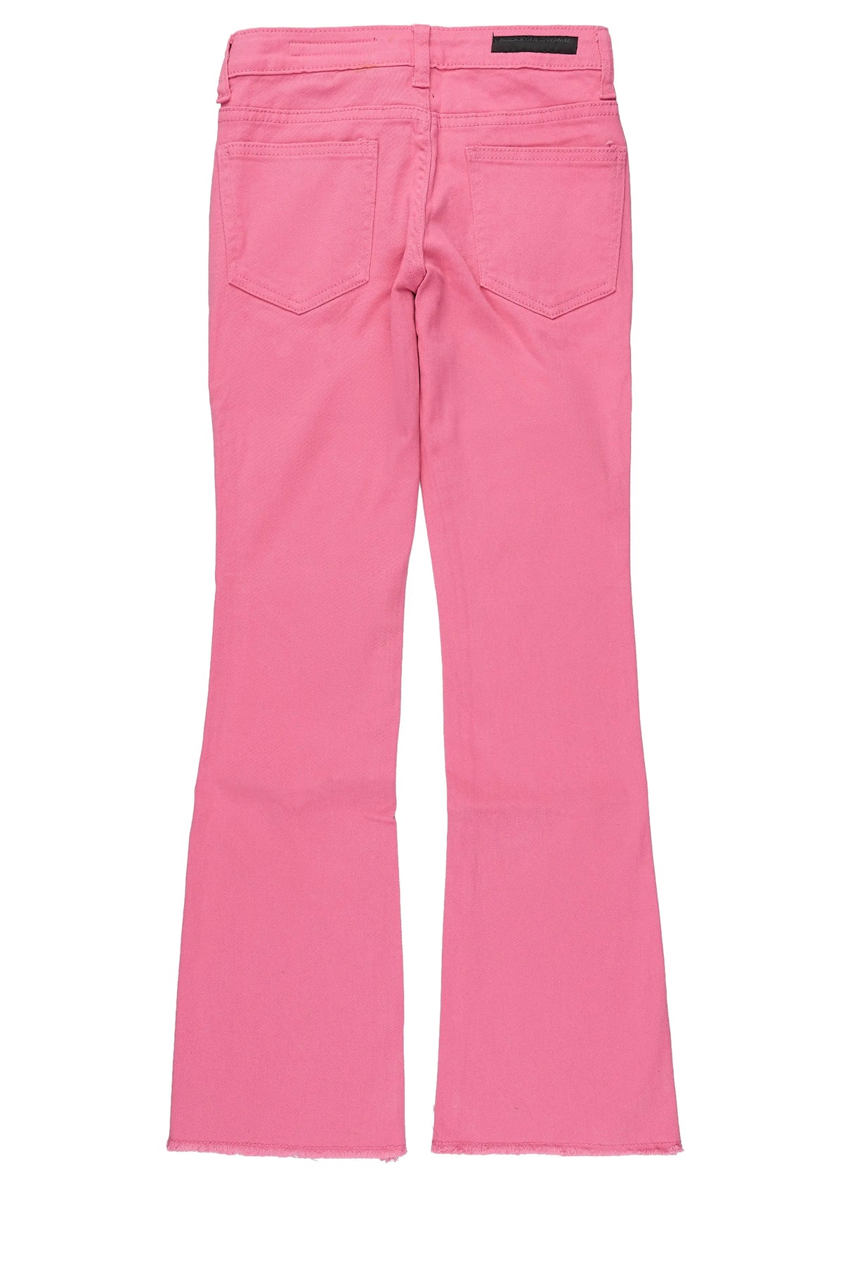 Girls Daga Pink 2.0 Stacked Flare Jean