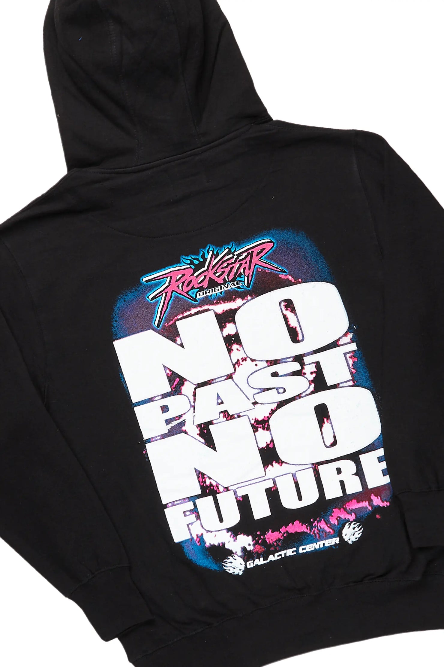 Jeton Black Graphic Hoodie Track Pant Set