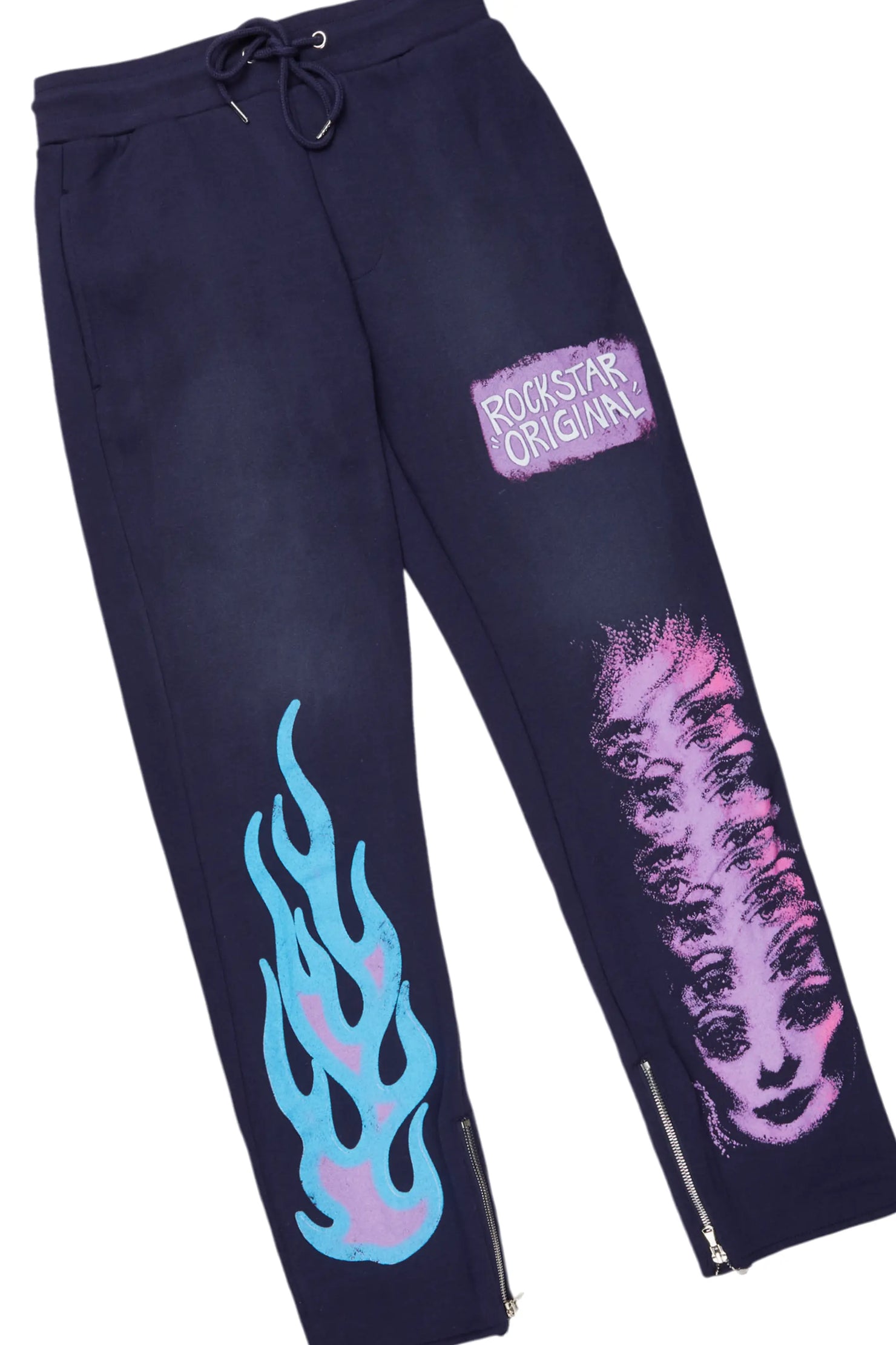 Beno Navy Slim Fit Hoodie Track Set