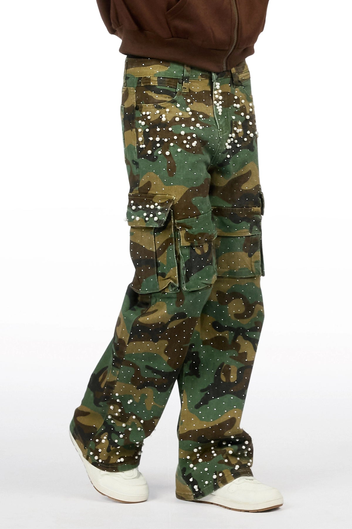 Boys Bryx Camo Pearl Baggy Fit Jean