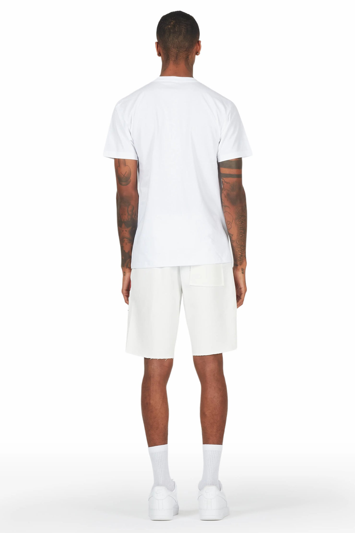 Draven 2.0 White T-Shirt Short Set