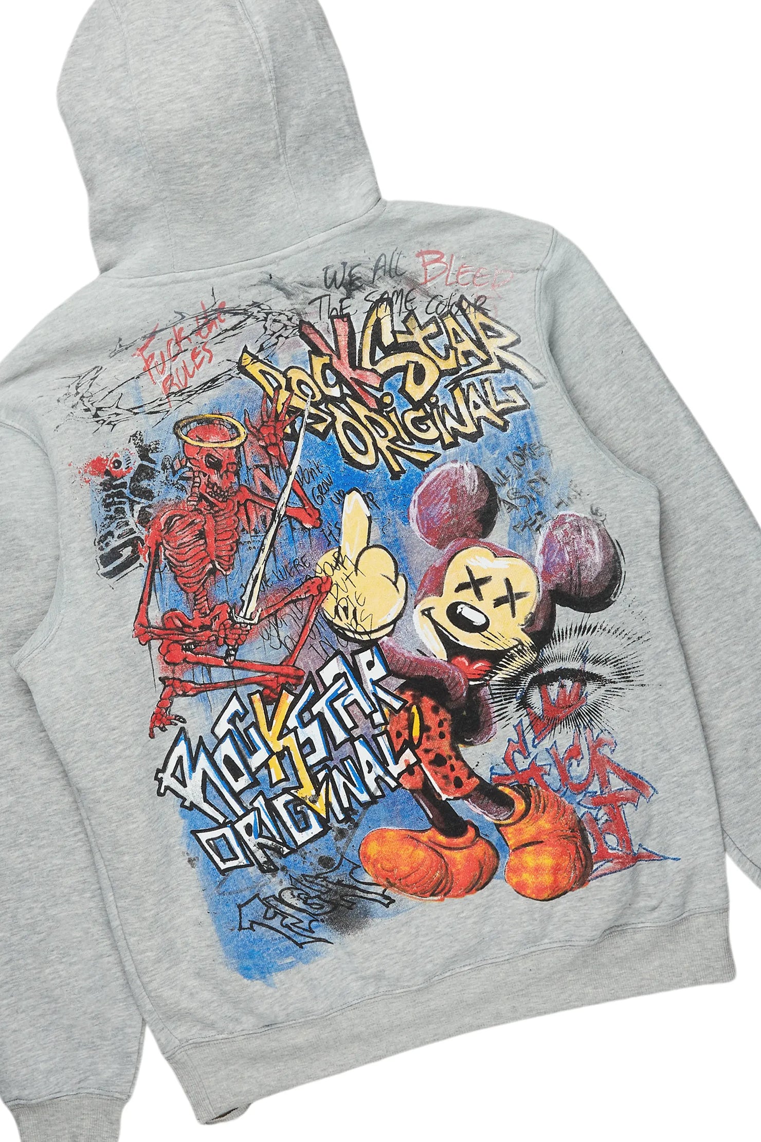 Yooz Hoodie Grey/Blue & Shake Slim Fit Jean Bundle