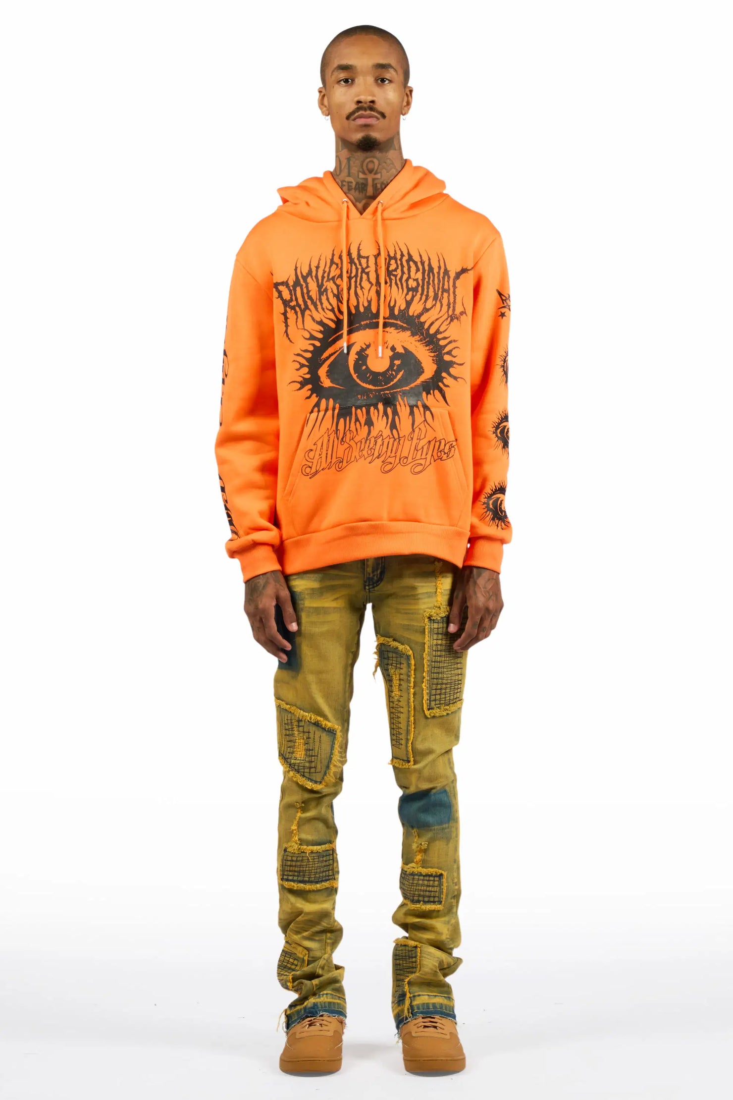 Raglord Tint Blue Stacked Flare Jean