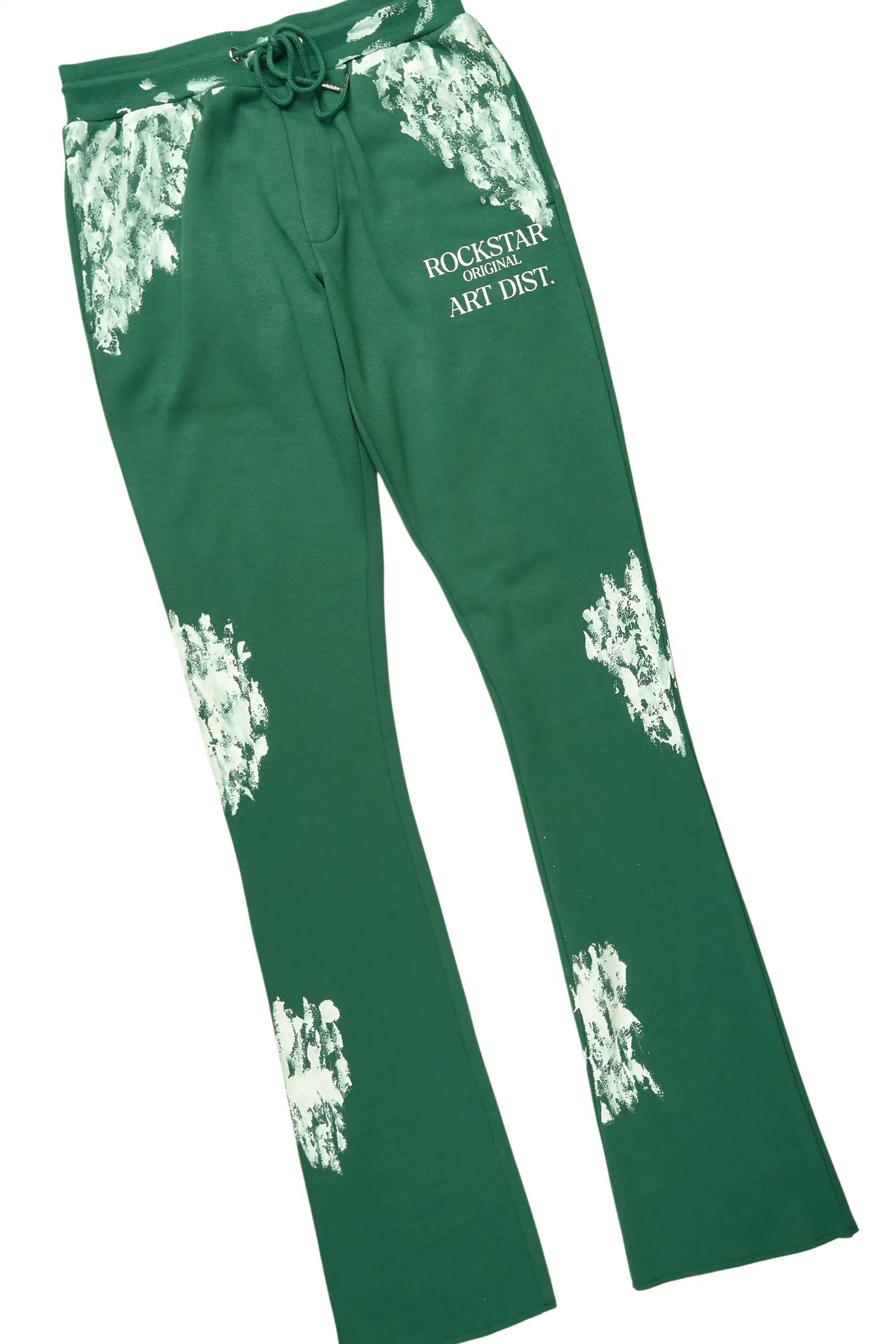 Filip Green Hoodie/Stacked Pant Track Set