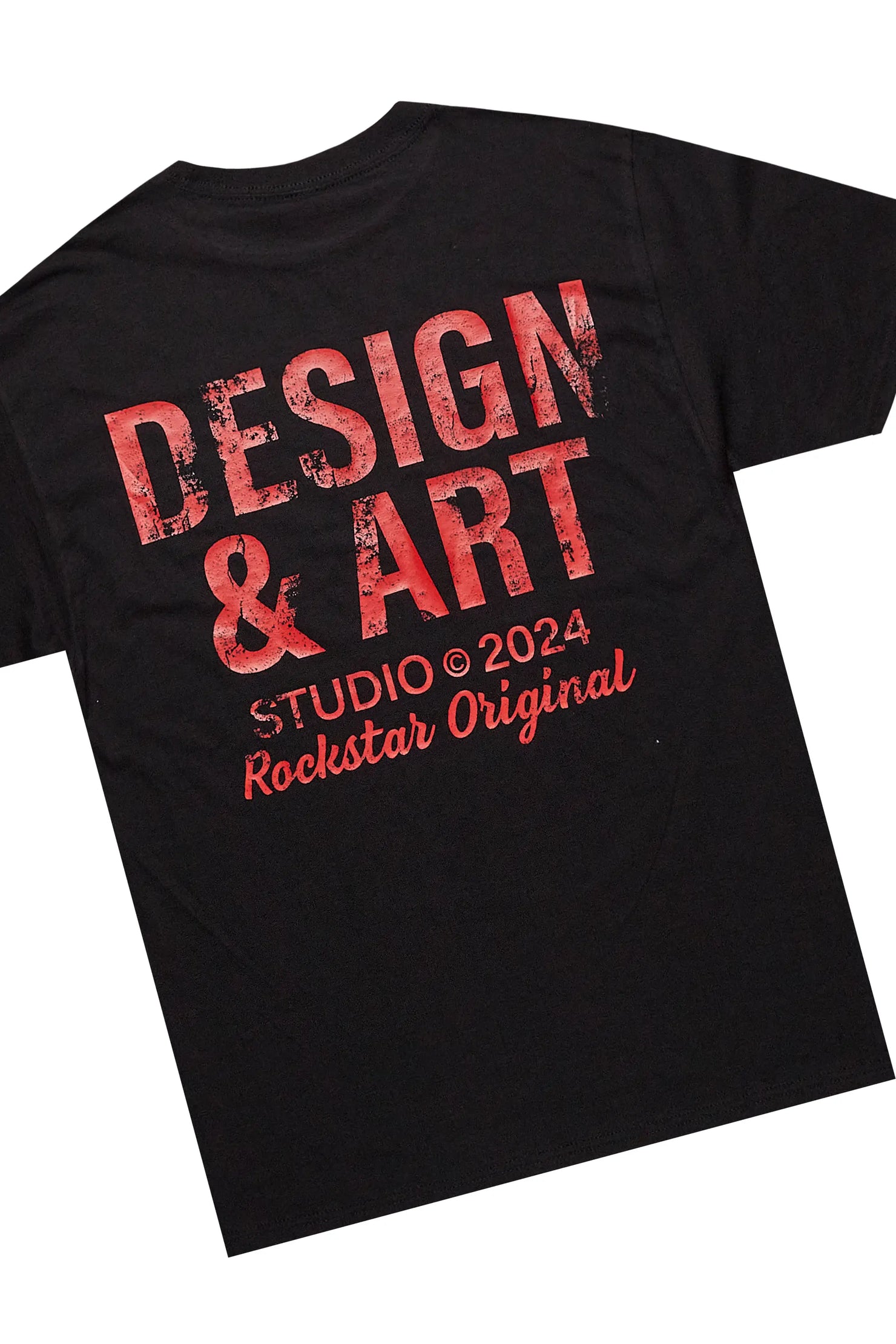 Mancha Black/Red T-Shirt Stacked Flare Track Set