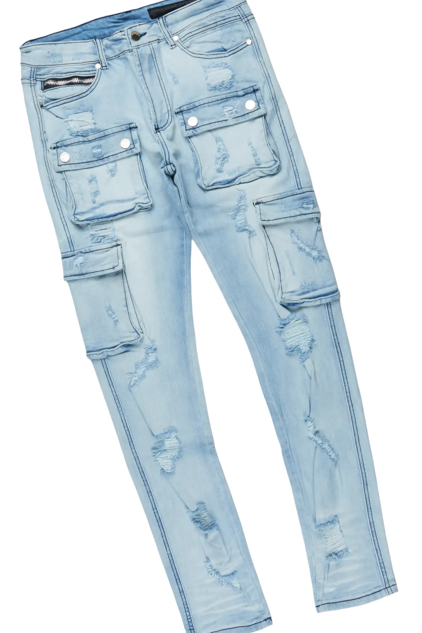 Kyro Puffer & Kap Blue Cargo Jean Bundle