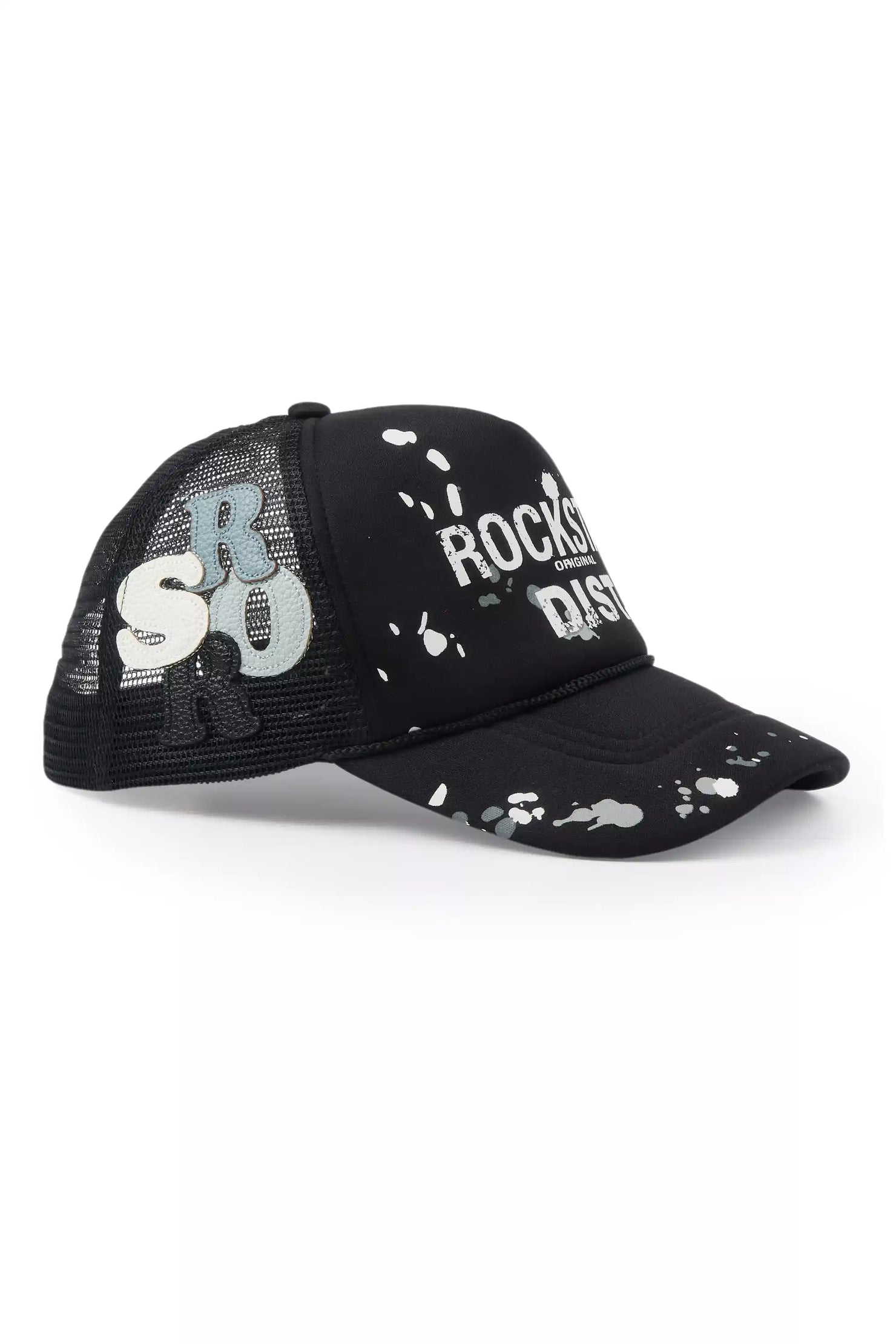 Platon Black Graphic Trucker Hat
