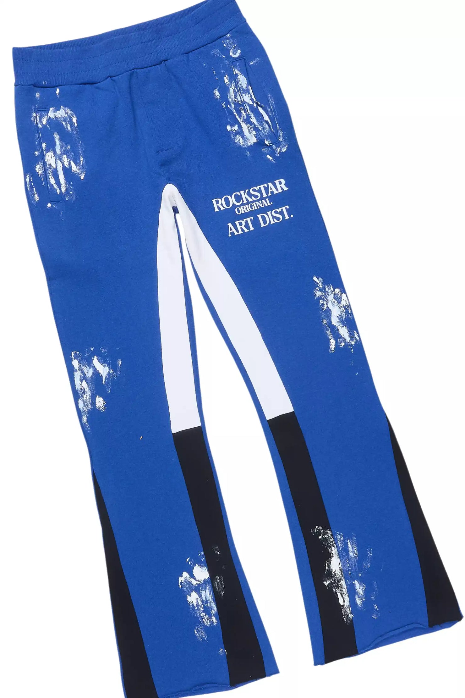 Boys Filip Royal Blue/White Stacked Flare Track Set
