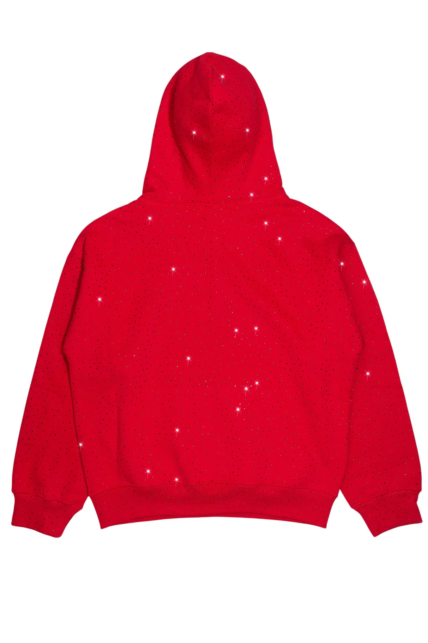 Andreas Red Rhinestone Hoodie