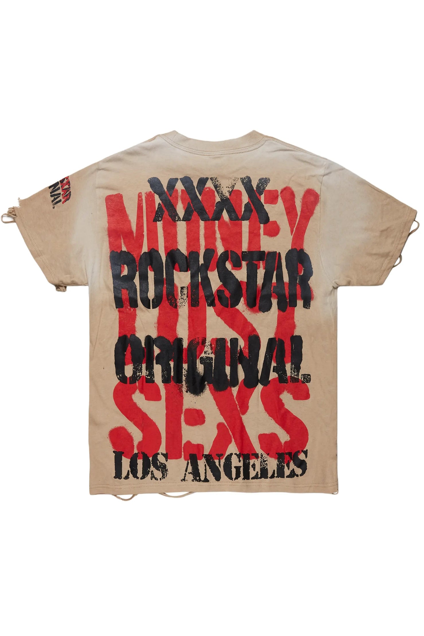 Kwency Beige Oversized T-Shirt