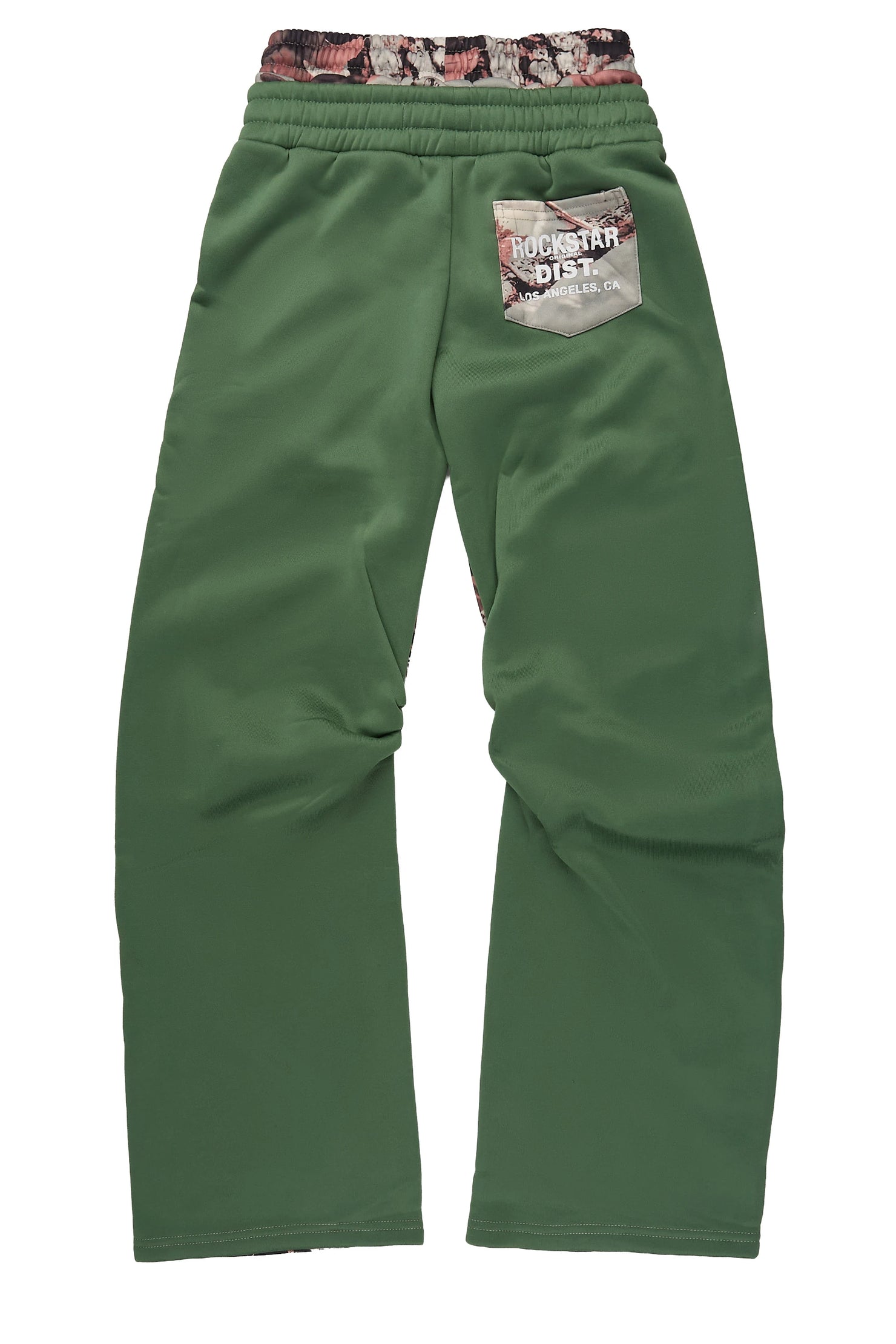 Girls Canaan Tree Camo Double Waisted Baggy Track Pant
