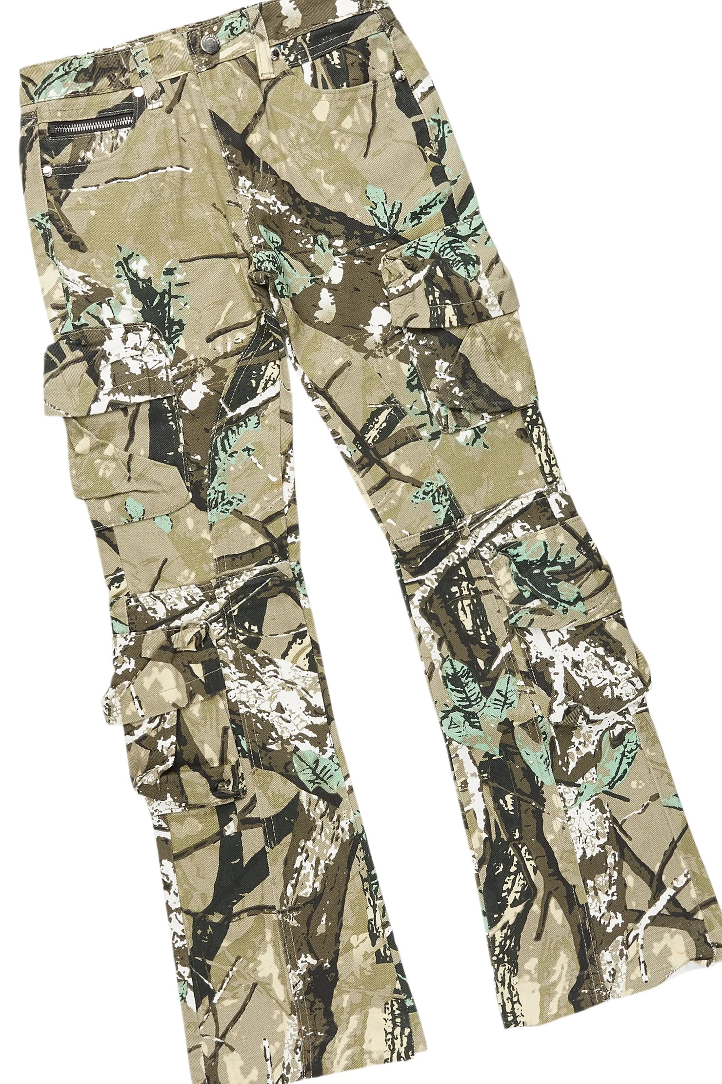 Boys Amos Grey Hoodie/Stacked Flare Jean Set