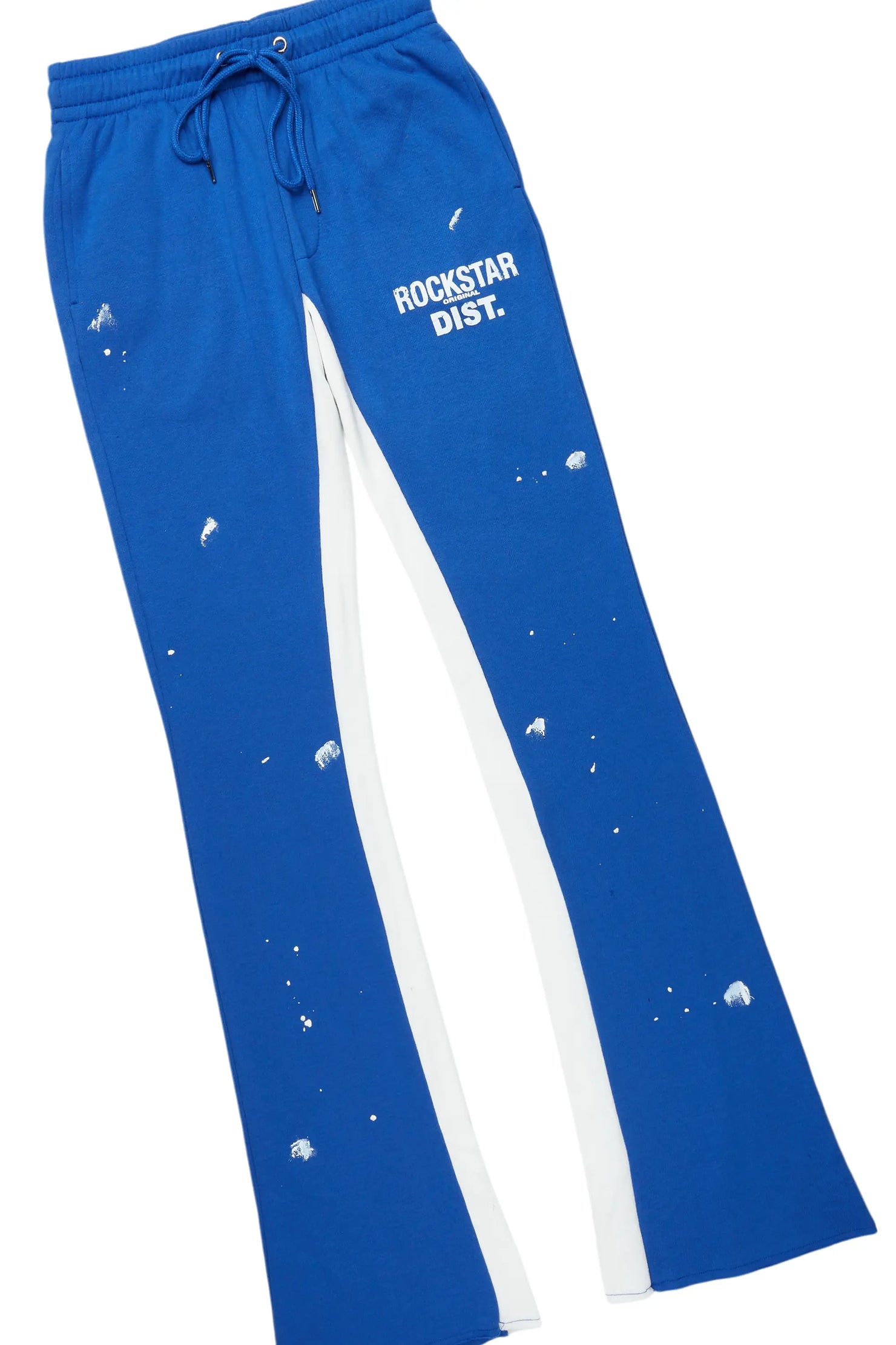 Scottie White/Royal Long Sleeve T-Shirt/Baggy Pant Set