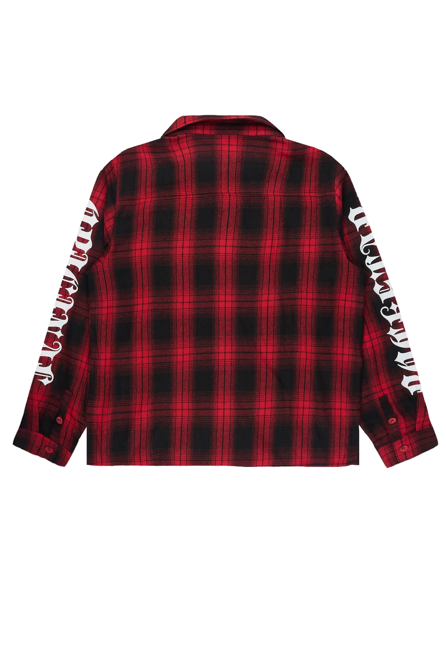 Helder Red Flannel Long Sleeve Shirt