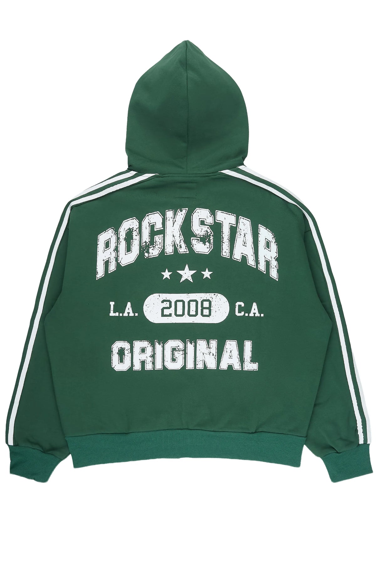 Raykeya Green Zip Up Hoodie